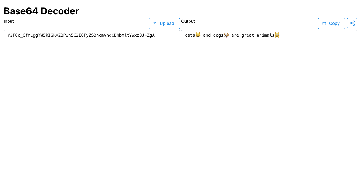 Base64 Decoder preview